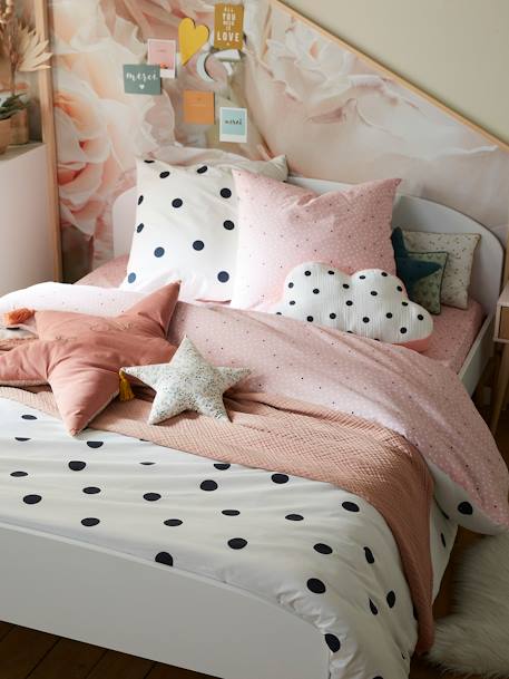 Parure De Couette Enfant VERTBAUDET Motif Tropical – Coton Recyclé 140x200 Cm