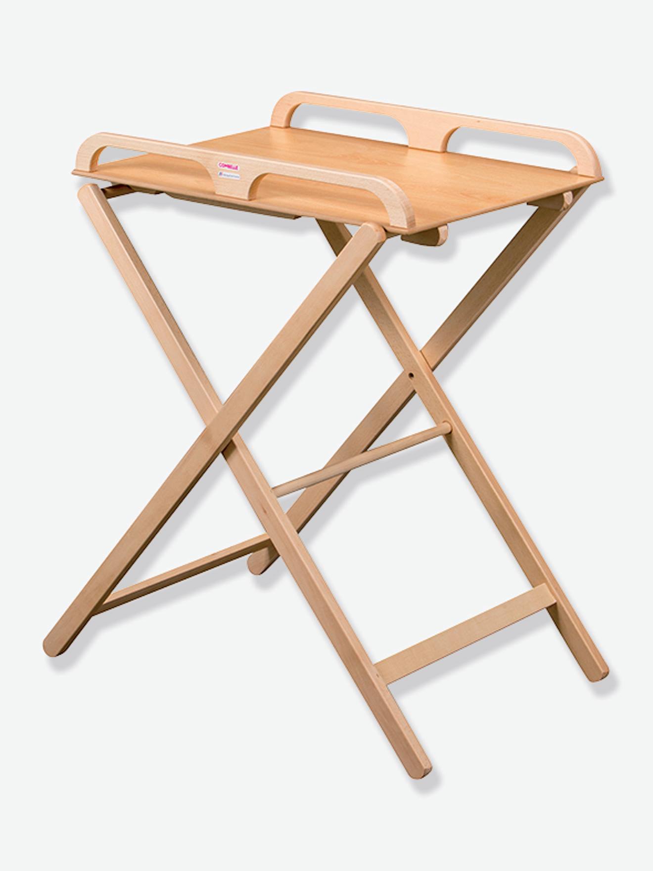 Table à langer pliante COMBELLE Jade en hêtre massif naturel (Combelle) - Image 2