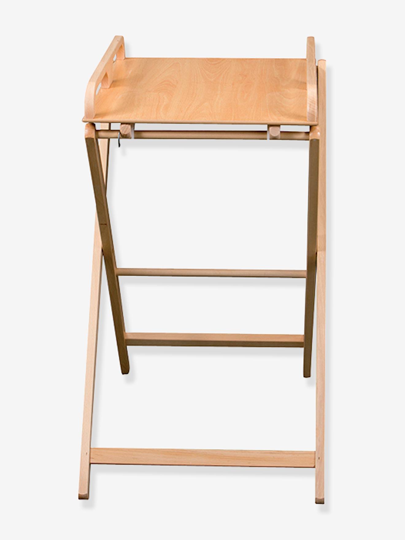 Table à langer pliante COMBELLE Jade en hêtre massif naturel (Combelle) - Image 3