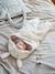 Plaid chancelière bébé en peluche, doublé jersey ivoire+ourson 1 - vertbaudet enfant 