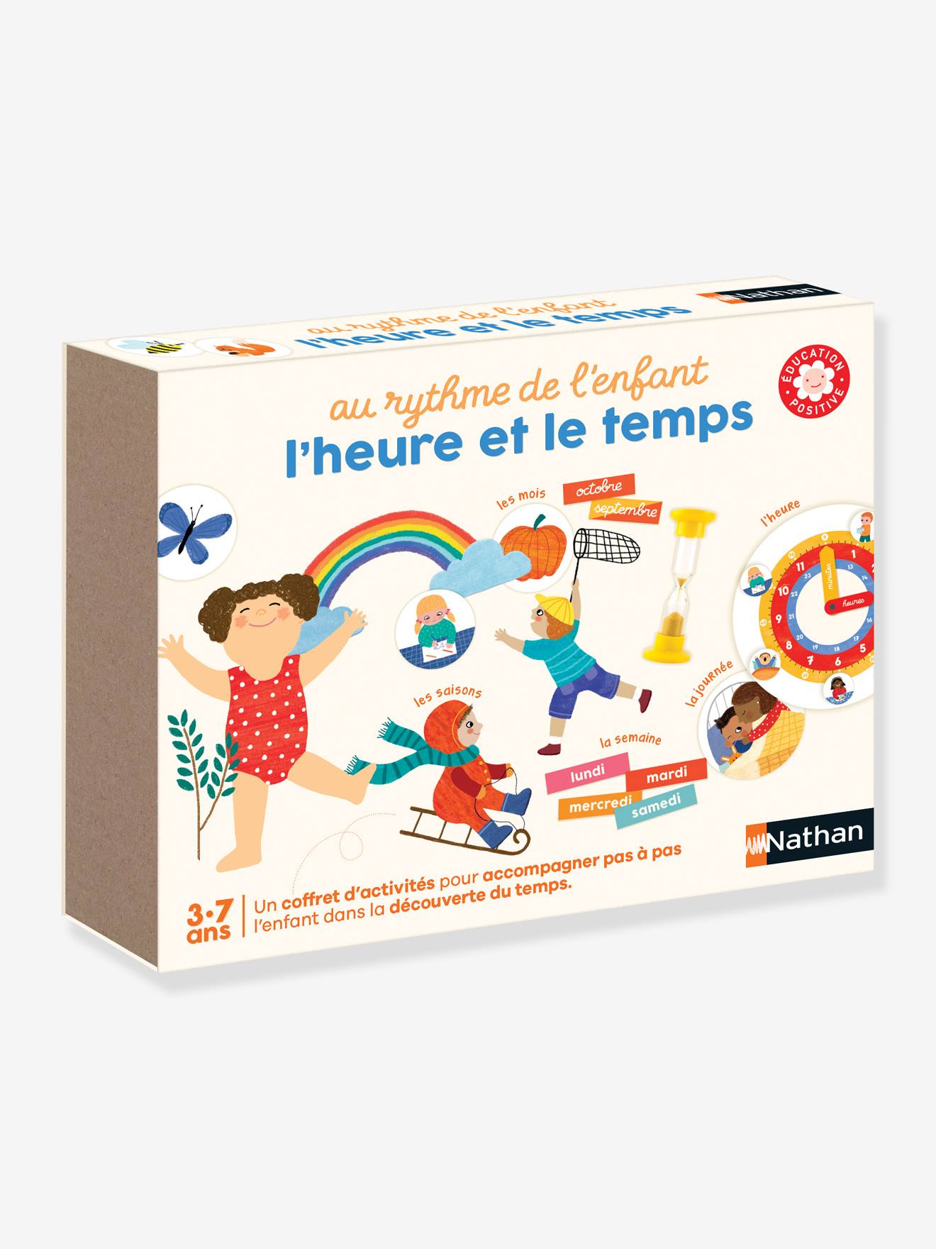 L'Heure et le Temps - Au rythme de l'enfant - NATHAN multicolor