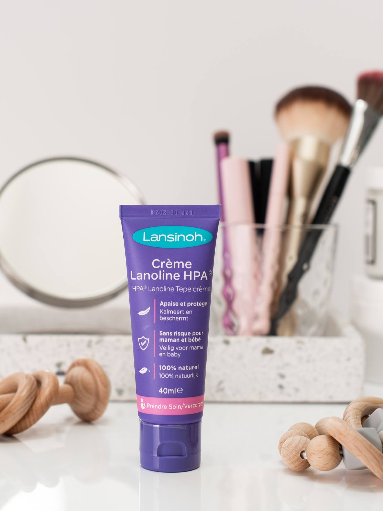 Crème de Soins 100% Lanoline 40 ml LANSINOH blanc