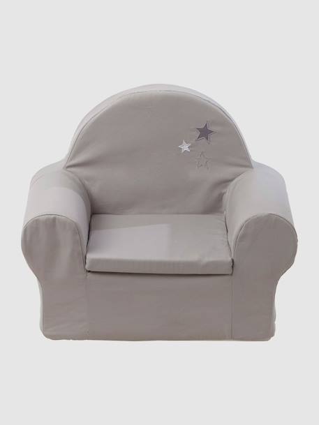 Fauteuil En Mousse Lutin Gris Clair Vertbaudet