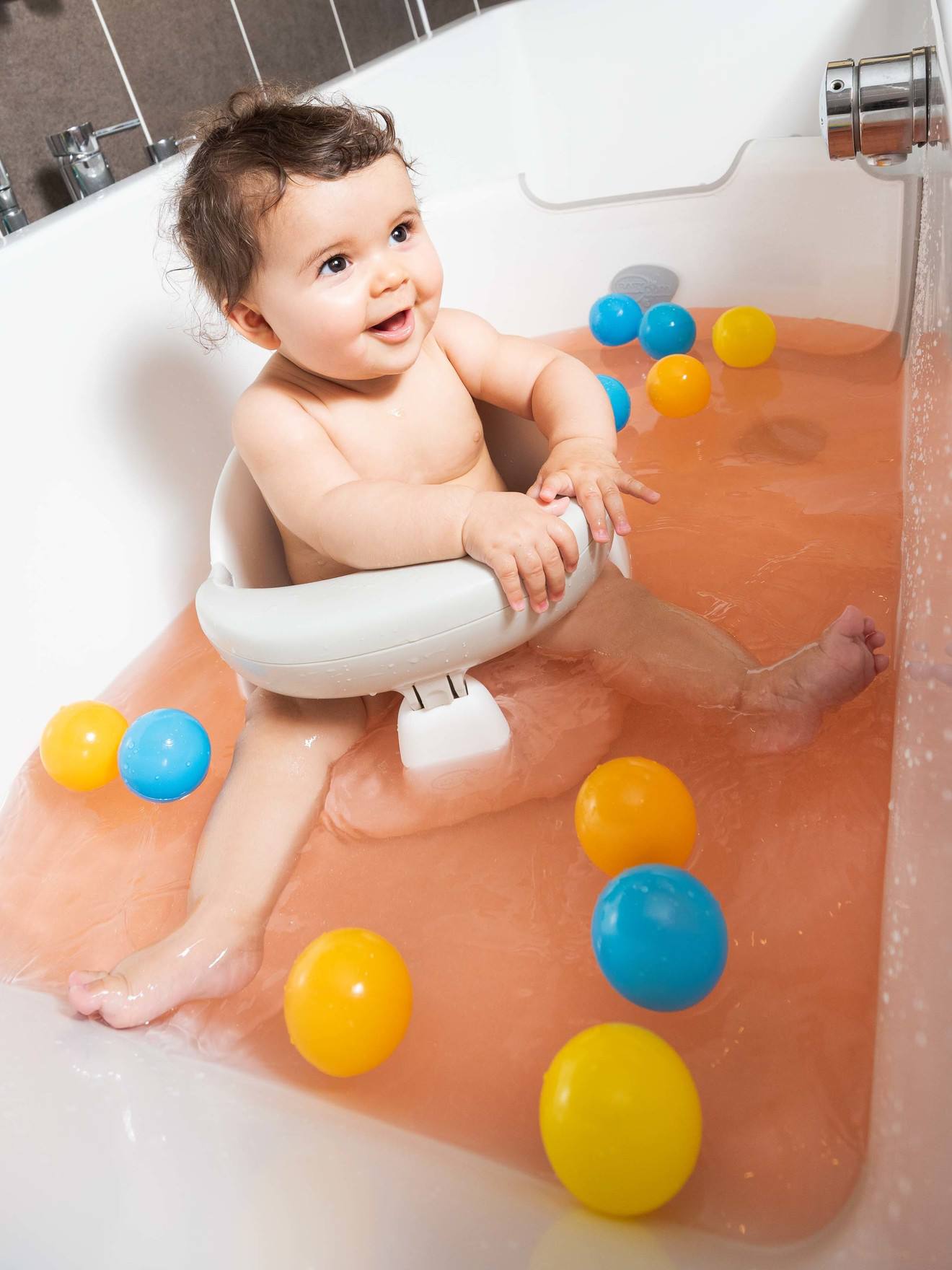 Siège rotatif pour le bain BABYDAM Orbital blanc