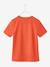 Tee-shirt garçon motif animal manches courtes Oeko-Tex® Ivoire+Orange+sauge 8 - vertbaudet enfant 