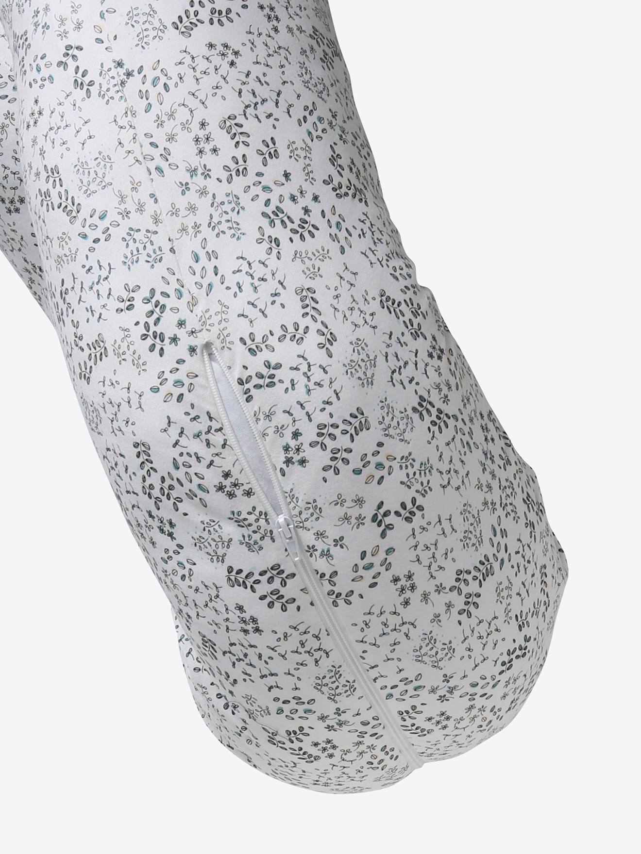 Coussin d'allaitement + housse de protection Bio Collection ivoire imprimé végétal (Vertbaudet) - Image 2