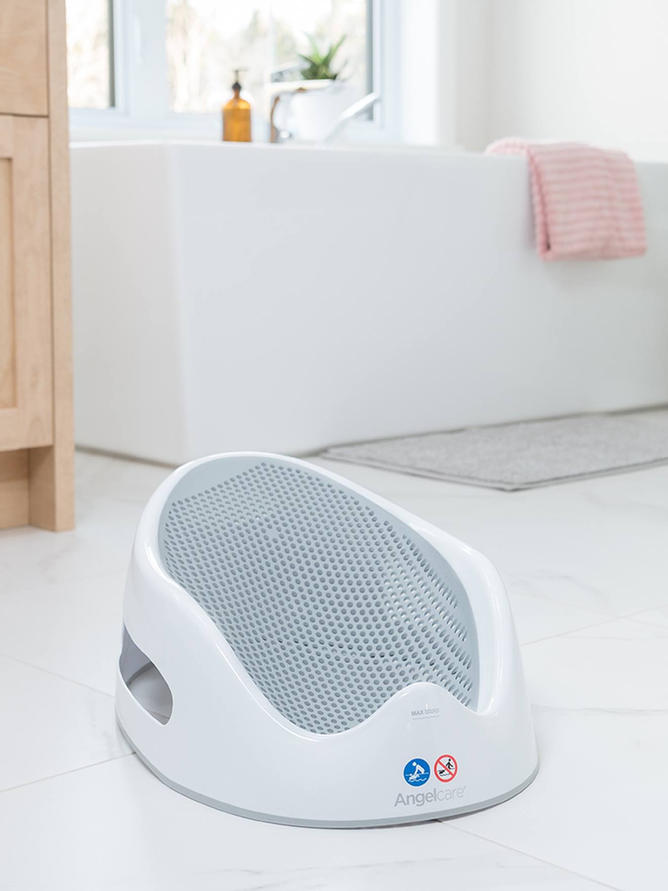 Transat de bain Angelcare gris (Angelcare) - Image 1