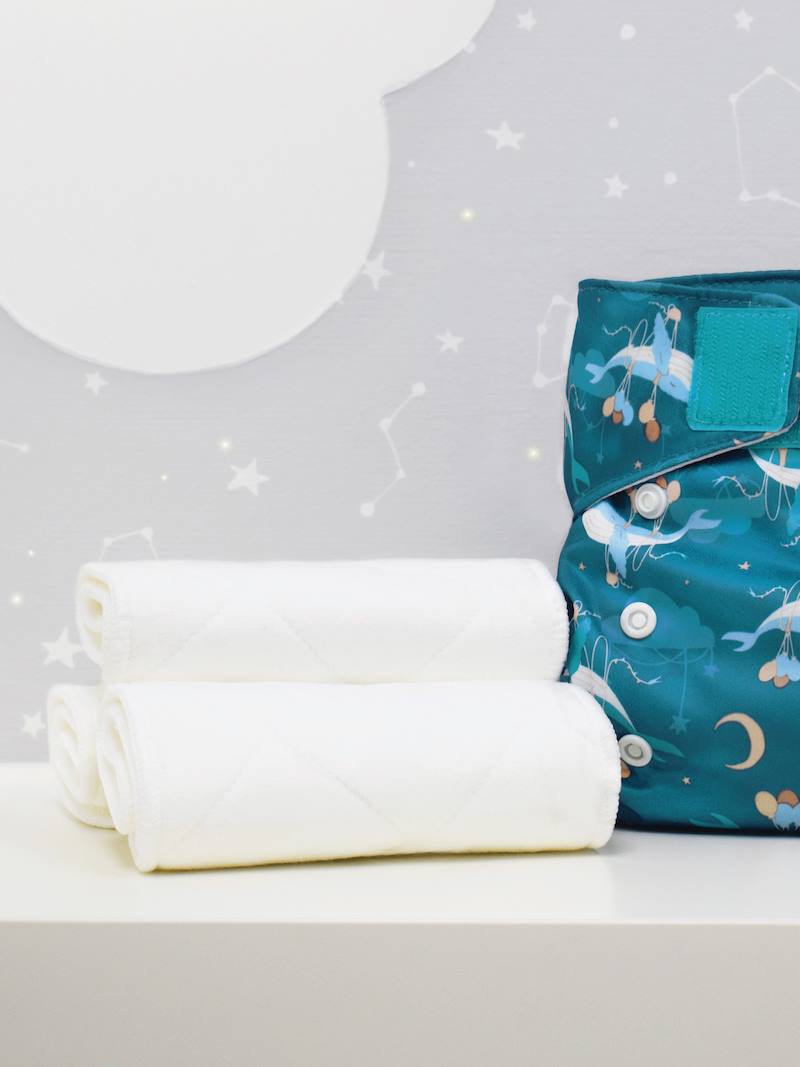 Mioboost, booster pour couches lavables (x3) BAMBINO MIO blanc