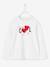T-shirt fille motif fantaisie détails froufrous Oeko-Tex® gris foncé+ivoire 6 - vertbaudet enfant 