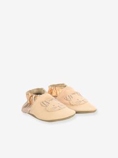 Chaussures-Chaussures bébé 17-26-Chaussons-Chaussons cuir souple bébé Zebra Meow ROBEEZ©