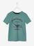Tee-shirt garçon motif animal manches courtes Oeko-Tex® Ivoire+Orange+sauge 12 - vertbaudet enfant 