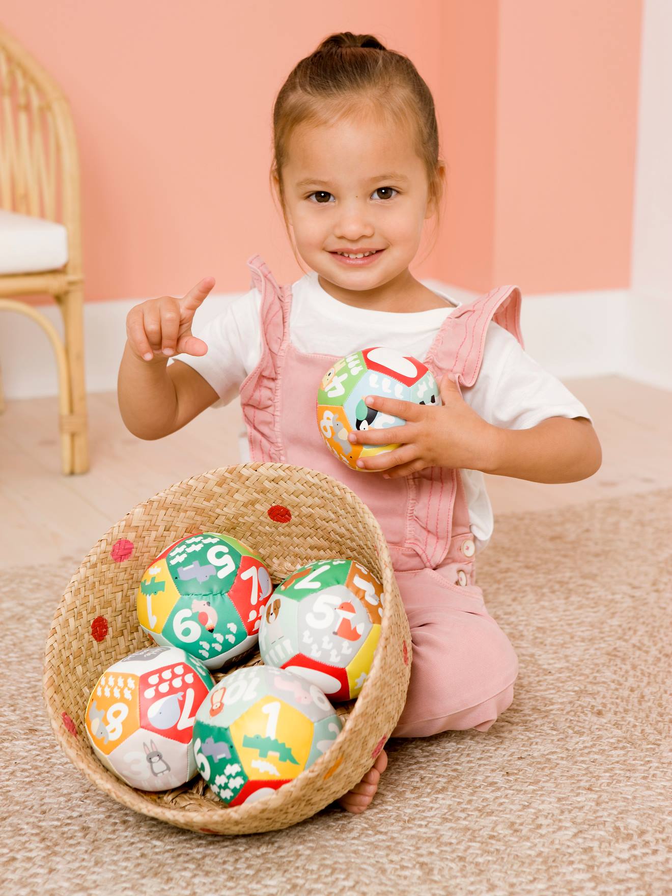 Balle éducative Jungle - multicolore