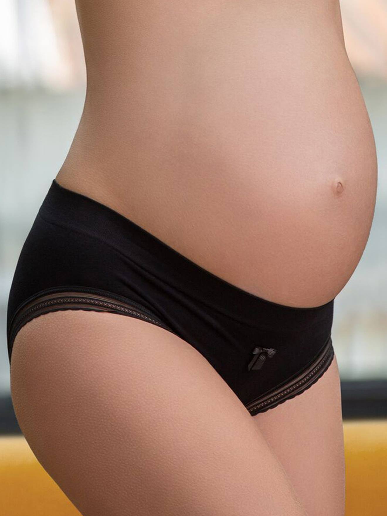 Slip taille basse Milk noir