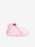 Chaussons zippés bébé fille fabriqués en France rose imprimé 3 - vertbaudet enfant 