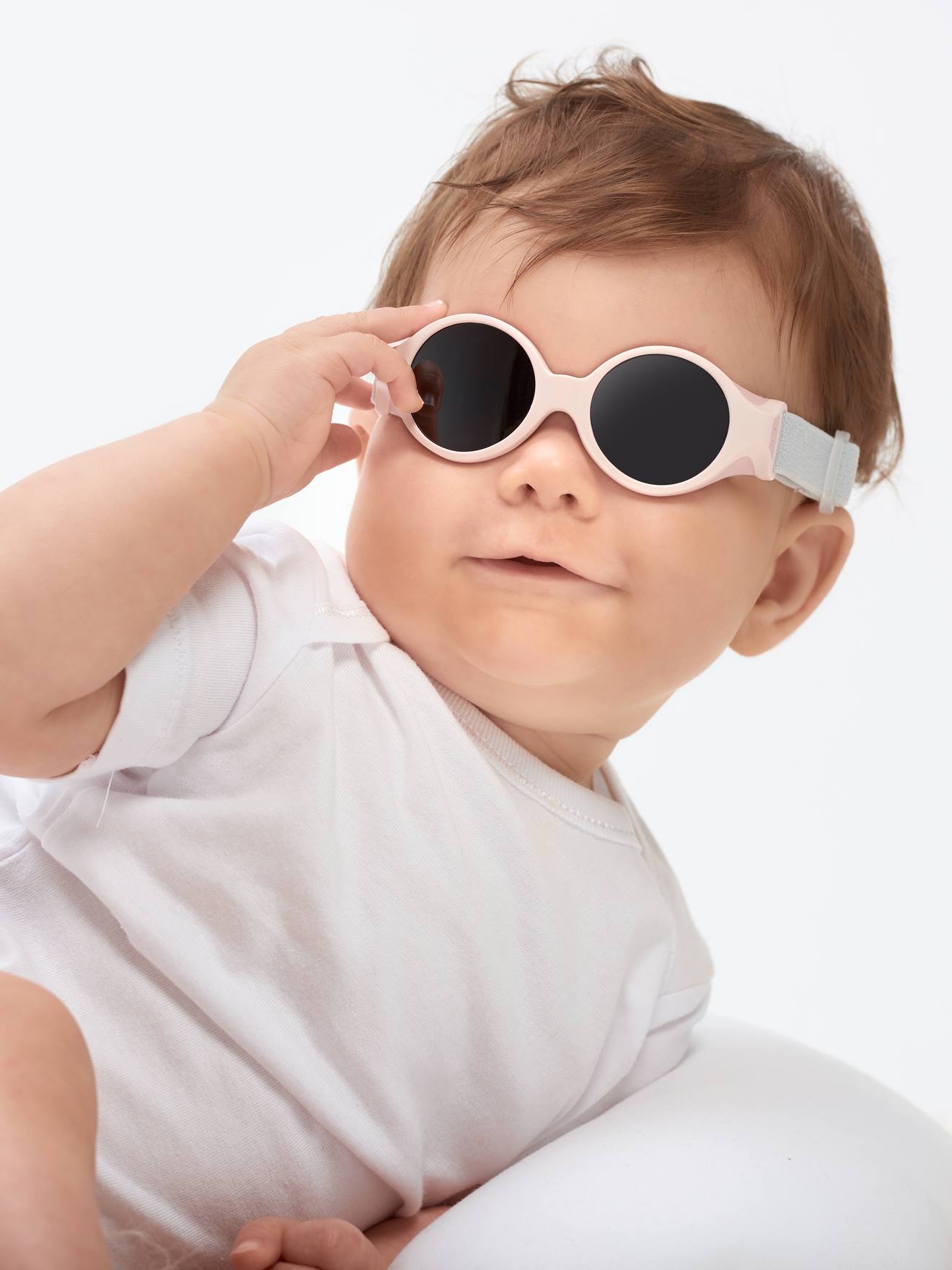 Lunettes de soleil Glee pour bébé de 0 à 9 mois chalk pink (Béaba) - Image 2