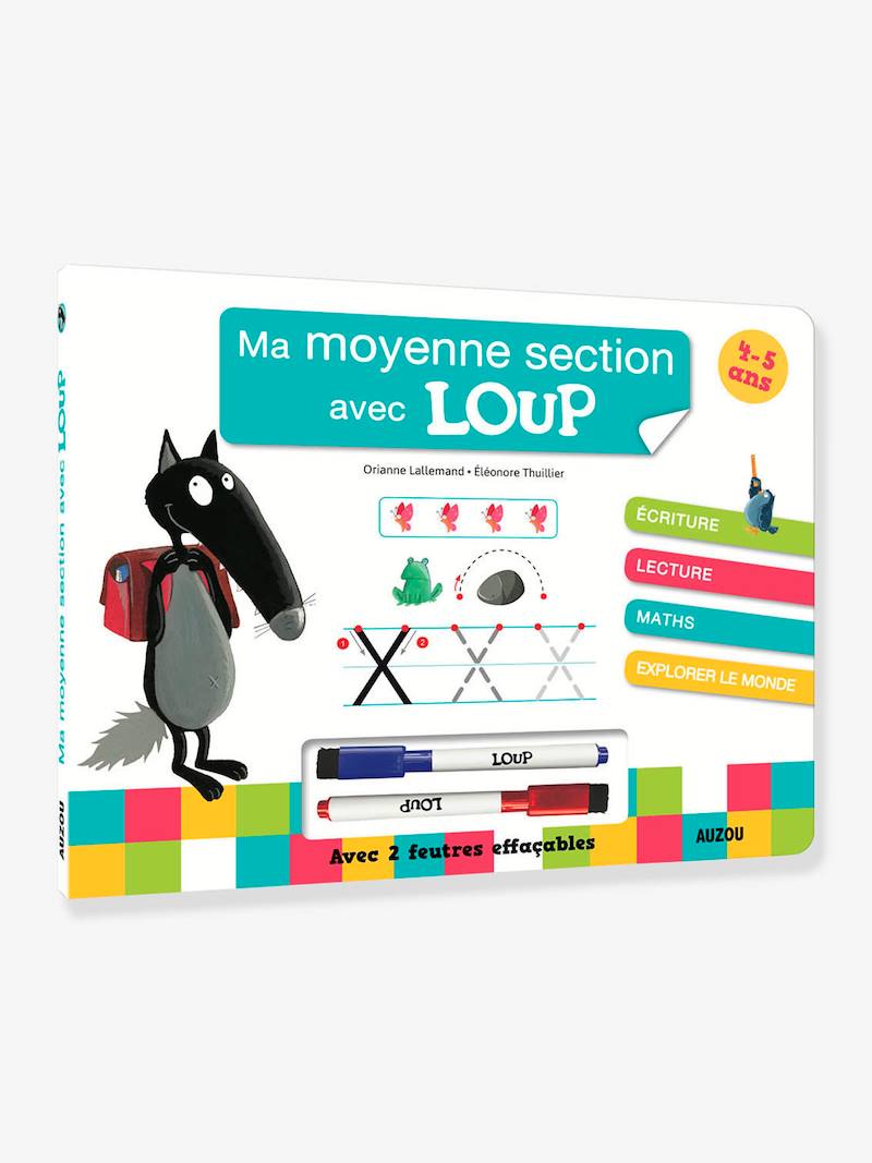 Ma Moyenne Section avec Loup - AUZOU blanc - Auzou