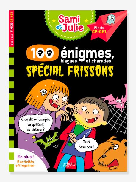 Livre éducatif Sami et Julie - 100 Enigmes, spécial frissons - HACHETTE ÉDUCATION BLANC 1 - vertbaudet enfant 