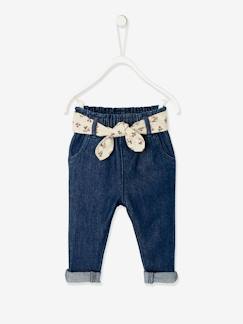 Bébé-Pantalon, jean-Jean paperbag avec ceinture bébé