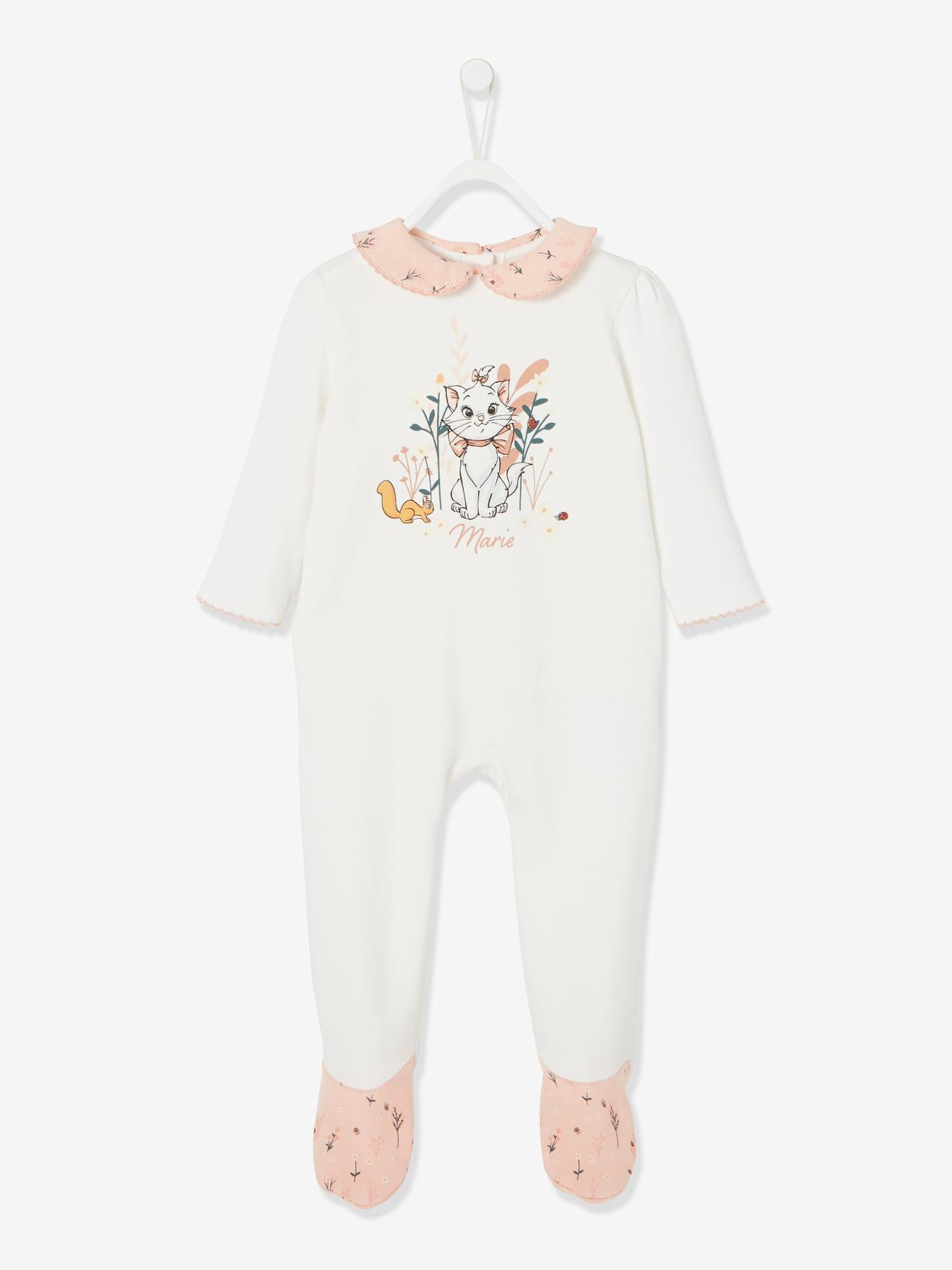 Pyjama bébé fille Disney® Les Aristochats blanc - 11-0601 tcx / rose 13-