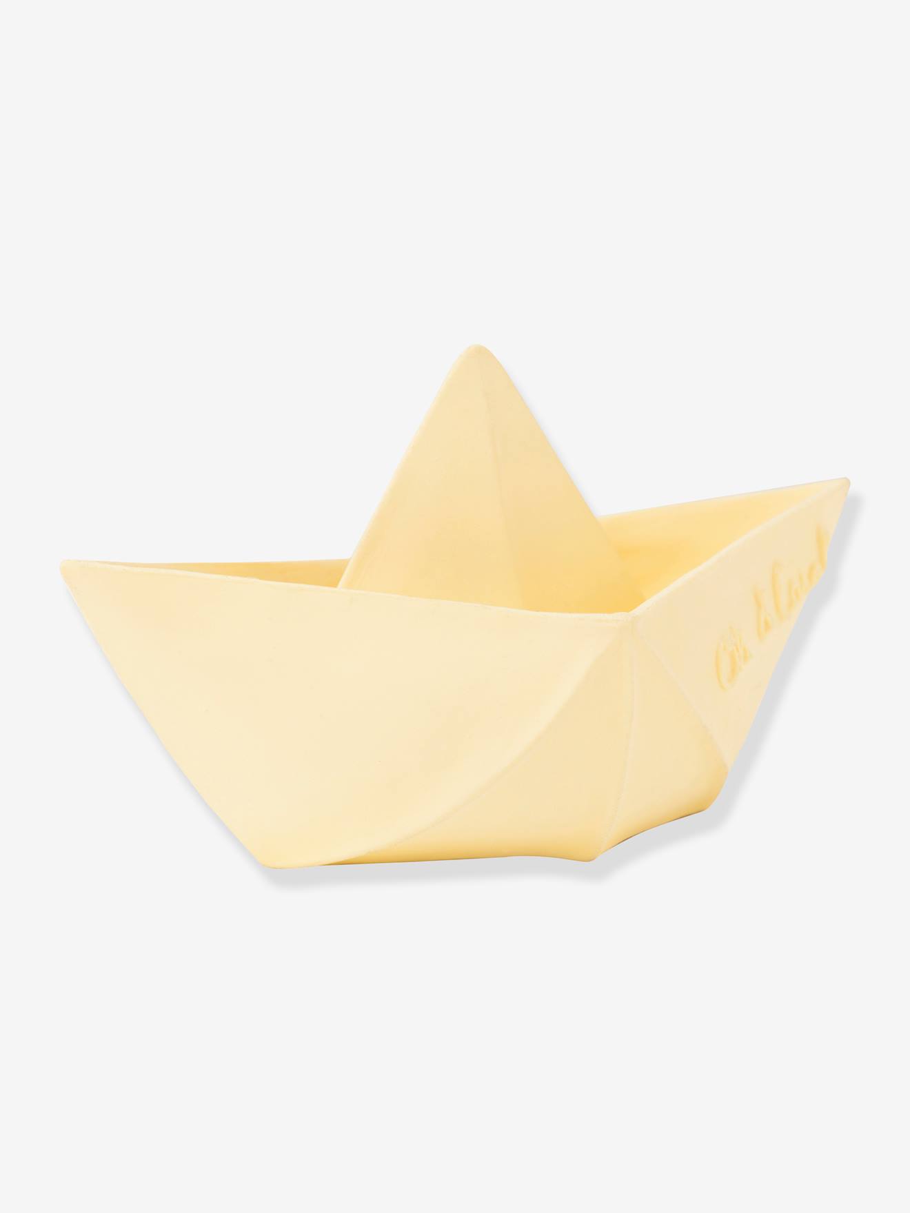 Jouet de bain Bateau Origami - vanille (Oli and Carol) - Image 2