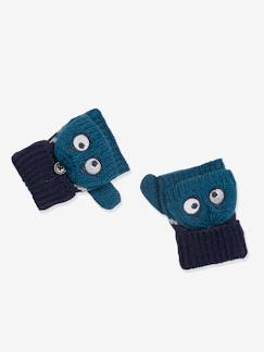 Garçon-Accessoires-Bonnet, écharpe, gants-Moufles mitaines garçon crazy monstre