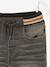 Jean garçon droit facile à enfiler denim effet molleton blue stone+BRUT FONCE+denim black+denim bleached+denim gris+double stone 28 - vertbaudet enfant 