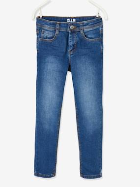VERTBAUDET Pantalon Droit Garçon Molleton Effet Denim | Taille 14 Ans | Confortable Et Style