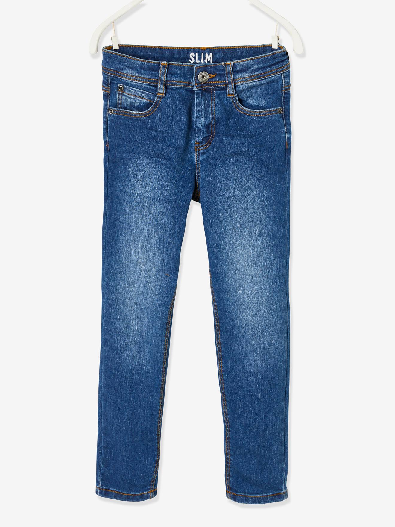 Jean slim MorphologiK LARGE waterless garçon stone