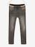 Jean garçon droit facile à enfiler denim effet molleton blue stone+BRUT FONCE+denim black+denim bleached+denim gris+double stone 24 - vertbaudet enfant 
