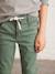 Pantalon slim couleur facile à enfiler garçon Anthracite+BEIGE+BLEU+KAKI+Vert olive 27 - vertbaudet enfant 