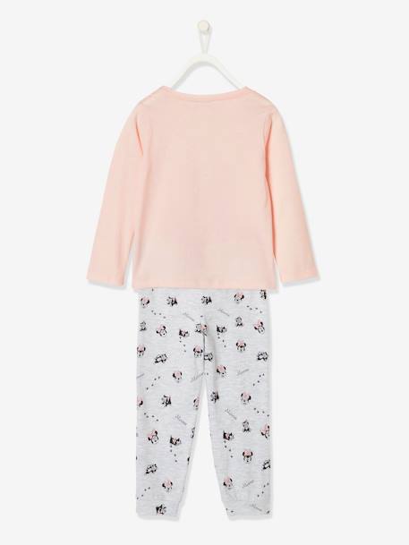Pyjama fille Disney Minnie® Bas gris extra light/haut rose 5 - vertbaudet enfant 