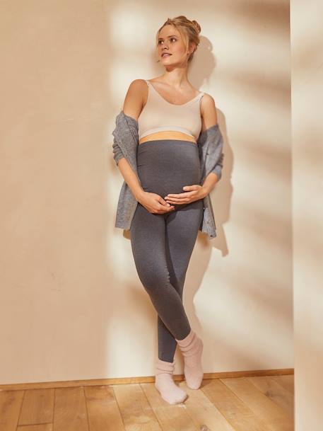 Legging de grossesse sans couture GRIS - cf swatch+Noir 5 - vertbaudet enfant 