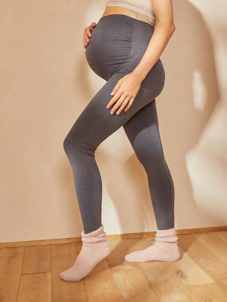 Legging de grossesse sans couture GRIS - cf swatch+Noir 6 - vertbaudet enfant 