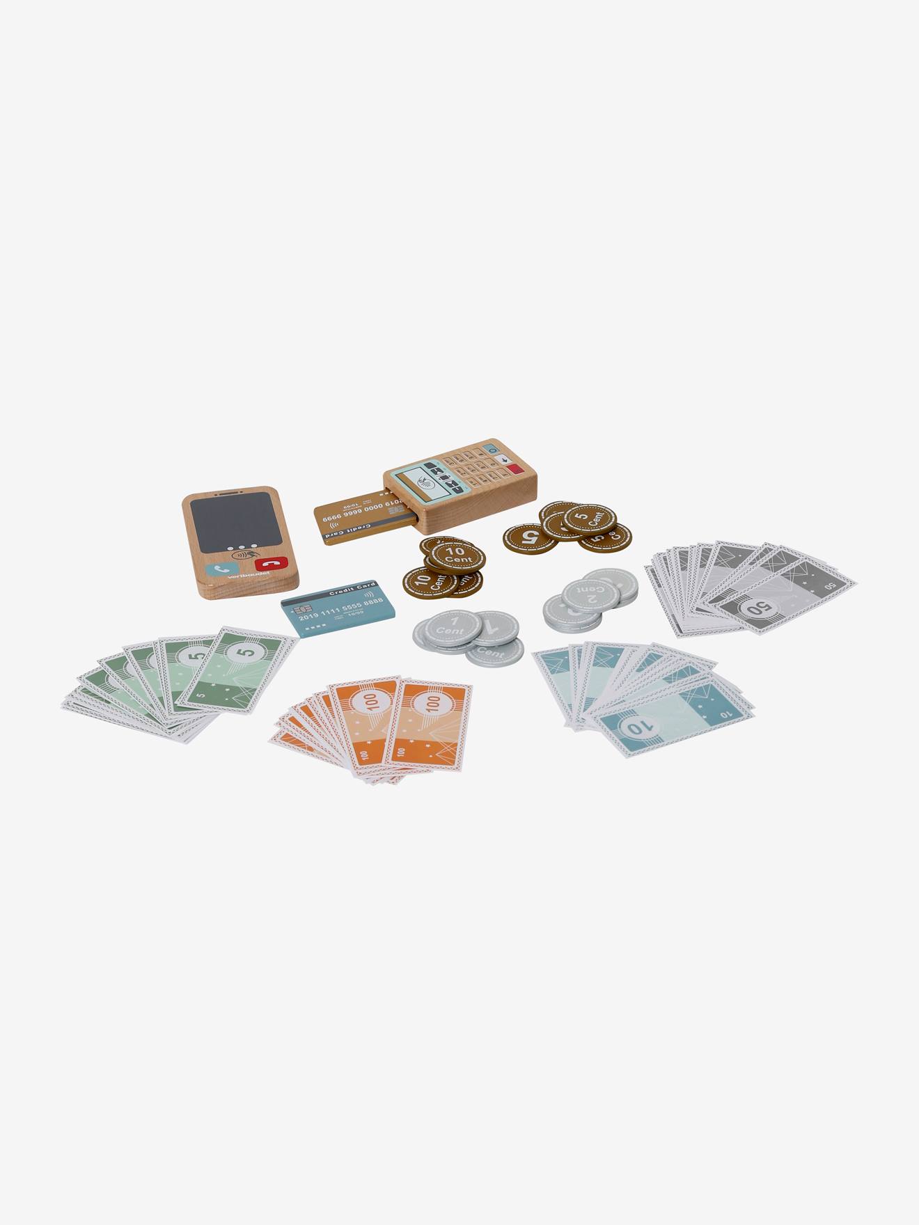 Set de monnaie en bois FSC® multicolore