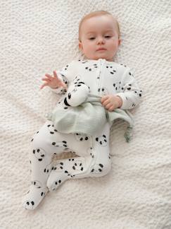 Bébé-Pyjama, surpyjama-Lot de 2 pyjamas "Pandas" bébé ouverture dos en velours