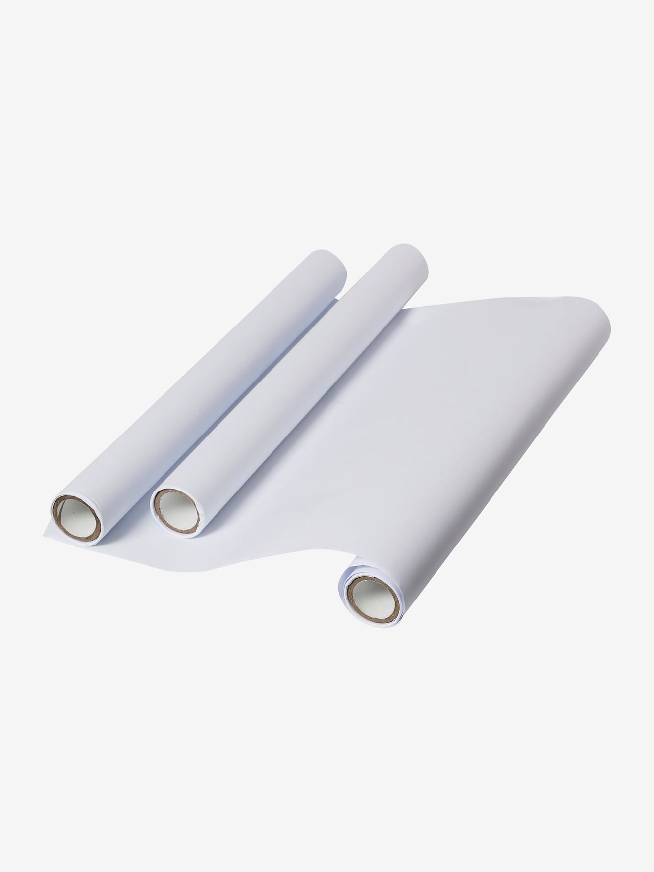 Vertbaudet - Lot de 3 rouleaux de papier pour tableau blanc clair uni