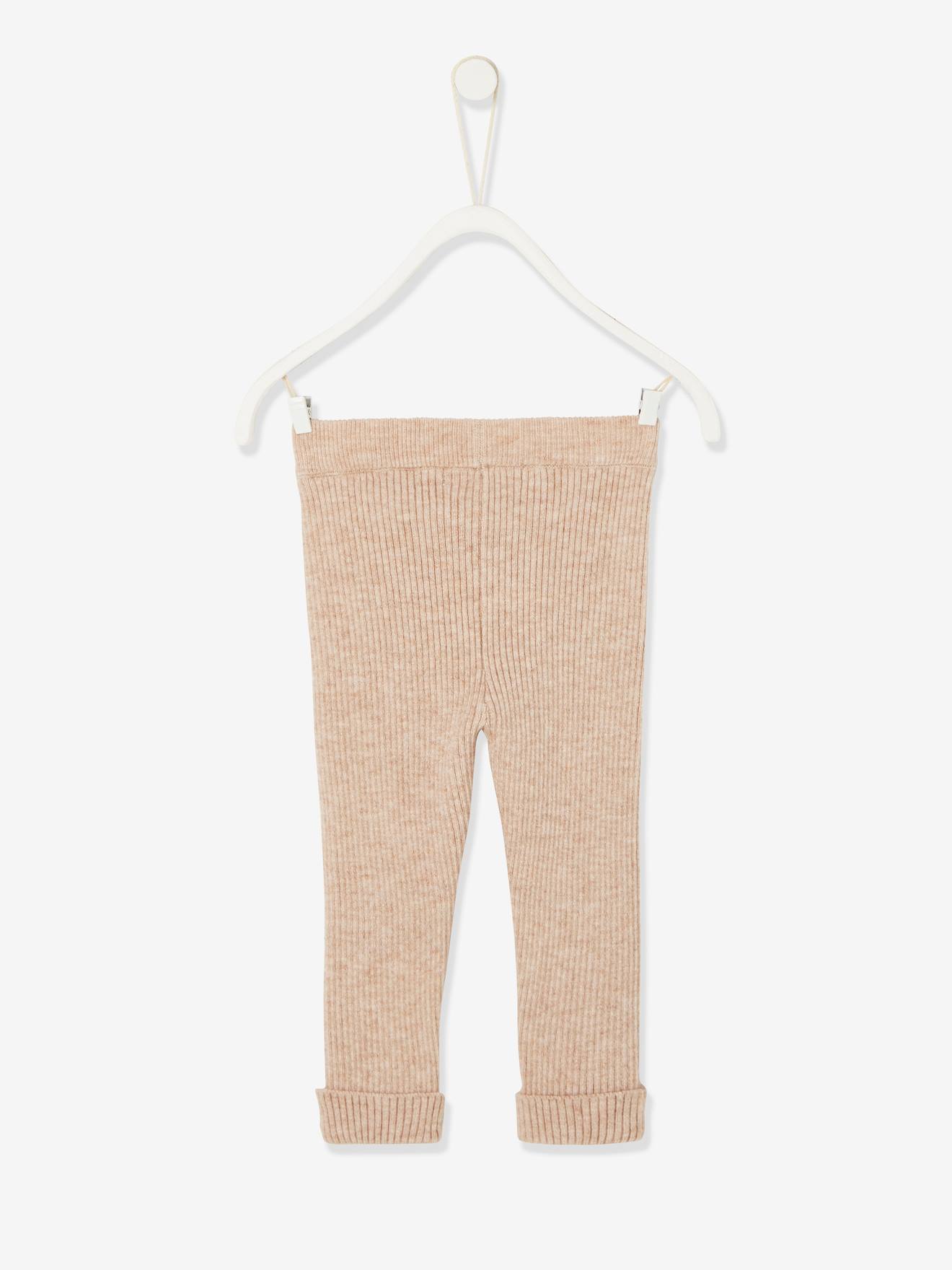 Legging en tricot bébé beige (Vertbaudet) - Image 1
