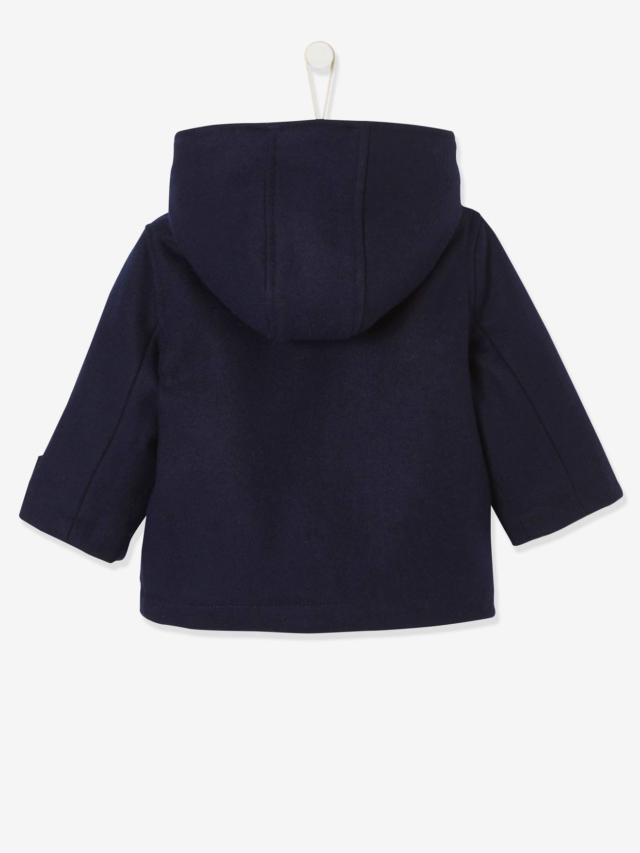 Manteau duffle-coat bébé avec capuche encre (Vertbaudet) - Image 1