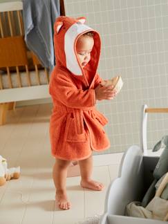 Animaux-Linge de maison et décoration-Peignoir de bain bébé Renard