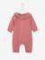 Combinaison tricot irisé bébé fille vieux rose 1 - vertbaudet enfant 