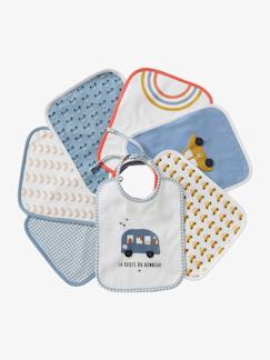 Bavoir Bebe Lots De Bavoirs Plastiques Pour Le Repas De Bebe Vertbaudet