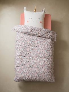 -Parure housse de couette + taie d'oreiller enfant PAYS DES LICORNES