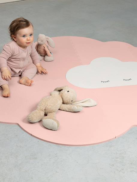 Tapis D Eveil Nuage Large Quut Rose Poudre Quut