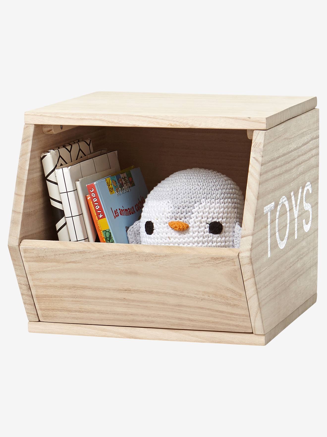 Cube de rangement Toys bois