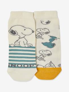 Garçon-Sous-vêtement-Chaussettes-Lot de 2 paires de mi-chaussettes Peanuts® Snoopy