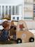 Chariot de marche avec freins EN VOITURE SIMON en bois FSC® multicolore 2 - vertbaudet enfant 
