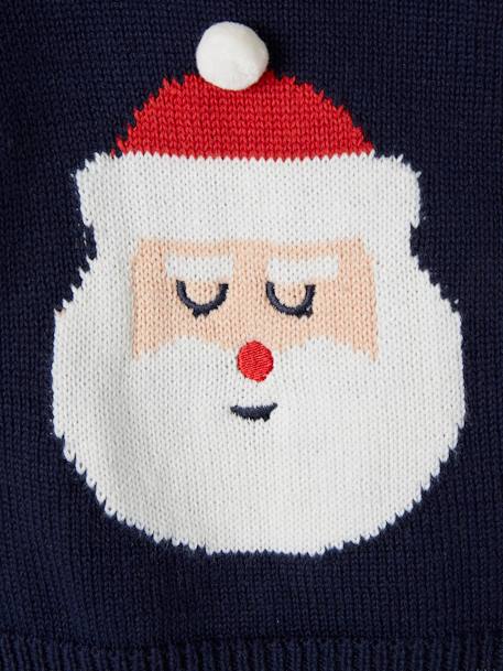 Pull 'Père Noël' bébé en tricot encre 4 - vertbaudet enfant 