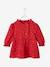Robe en gaze de coton bébé ouverture décalée rouge foncé imprimé+vert foncé imprimé 1 - vertbaudet enfant 