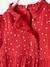 Robe en gaze de coton bébé ouverture décalée rouge foncé imprimé+vert foncé imprimé 3 - vertbaudet enfant 