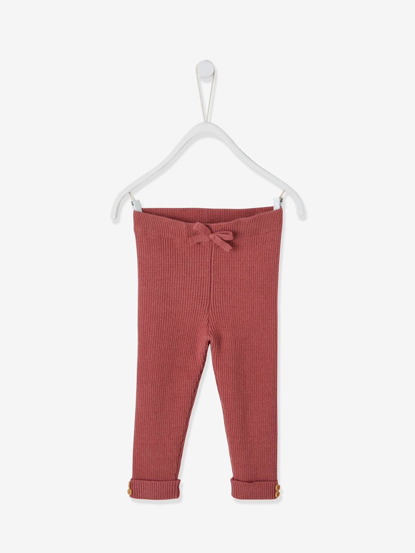 legging rouge bebe